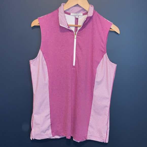 ⛳️ Mock collar 1/4 zip sleeveless golf top - Picture 3 of 5